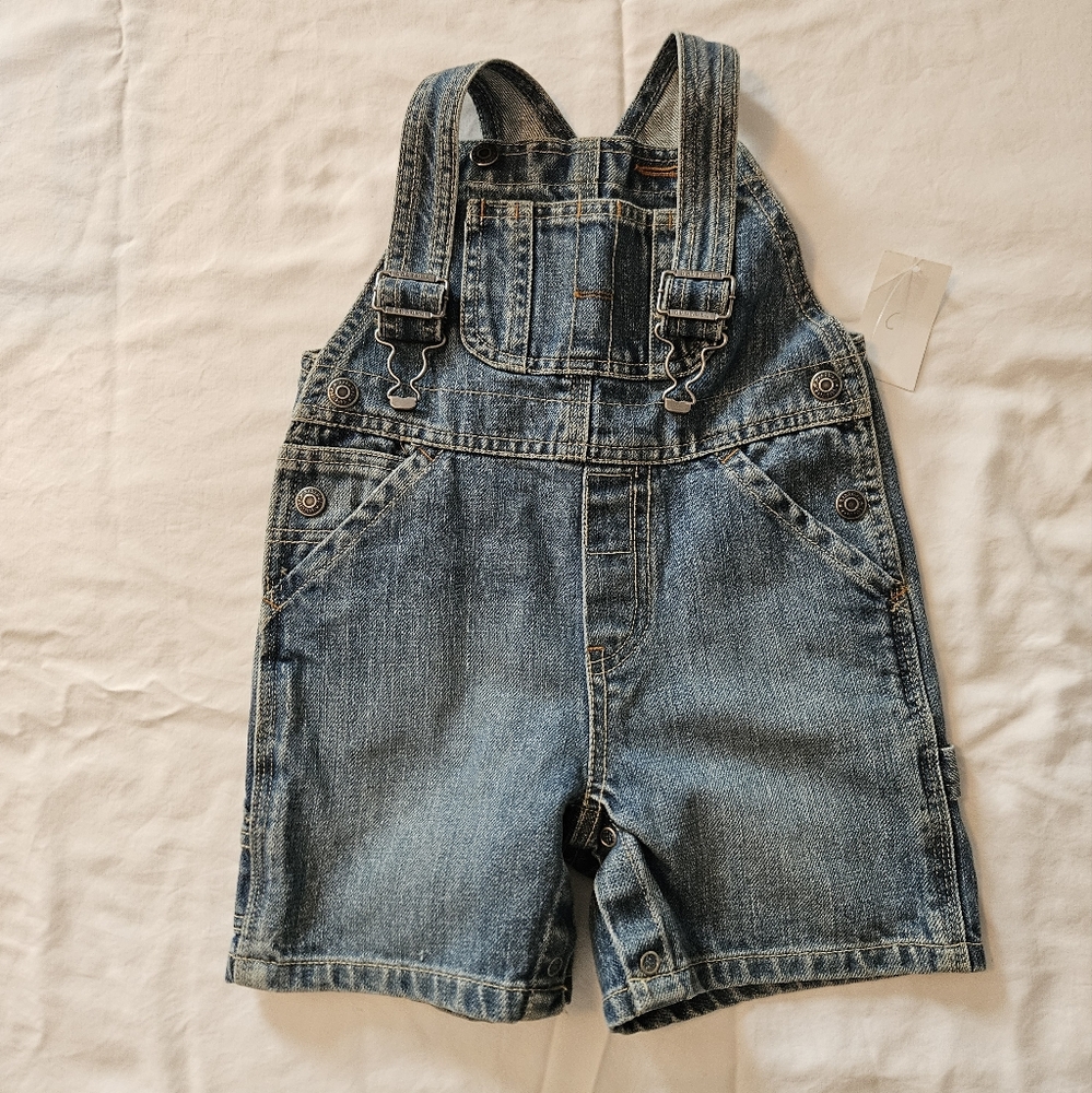 GAP Kids Blue Denim Shortalls